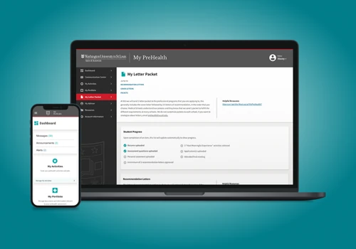 Customized Web App for PreHealth Advising