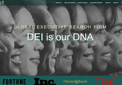 Executive Search SEO and Website Redesign