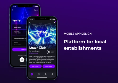 NEON - Mobile App Design