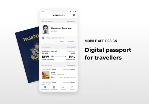 MEINPASS - Mobile App Design