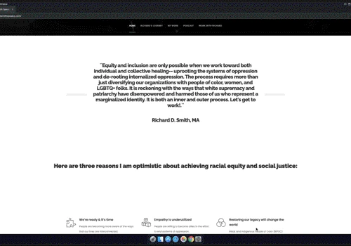 Elegant Web Presence For Speaker
