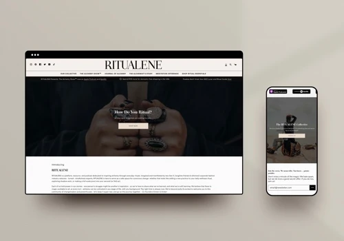 Ritualene | Shopify E-commerce