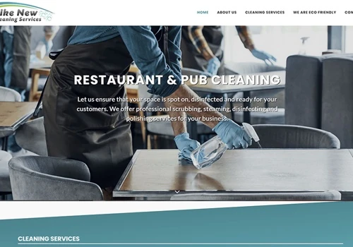 Clean Like New Website