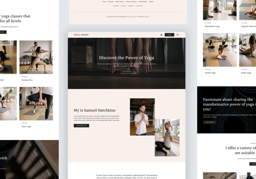 Soul Asana | Webflow Template