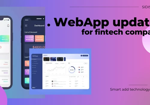 WebApp Update for Fintech Company