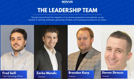 Novus Tech Group team photo 1