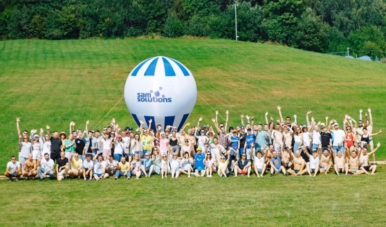 SaM Solutions team photo 1