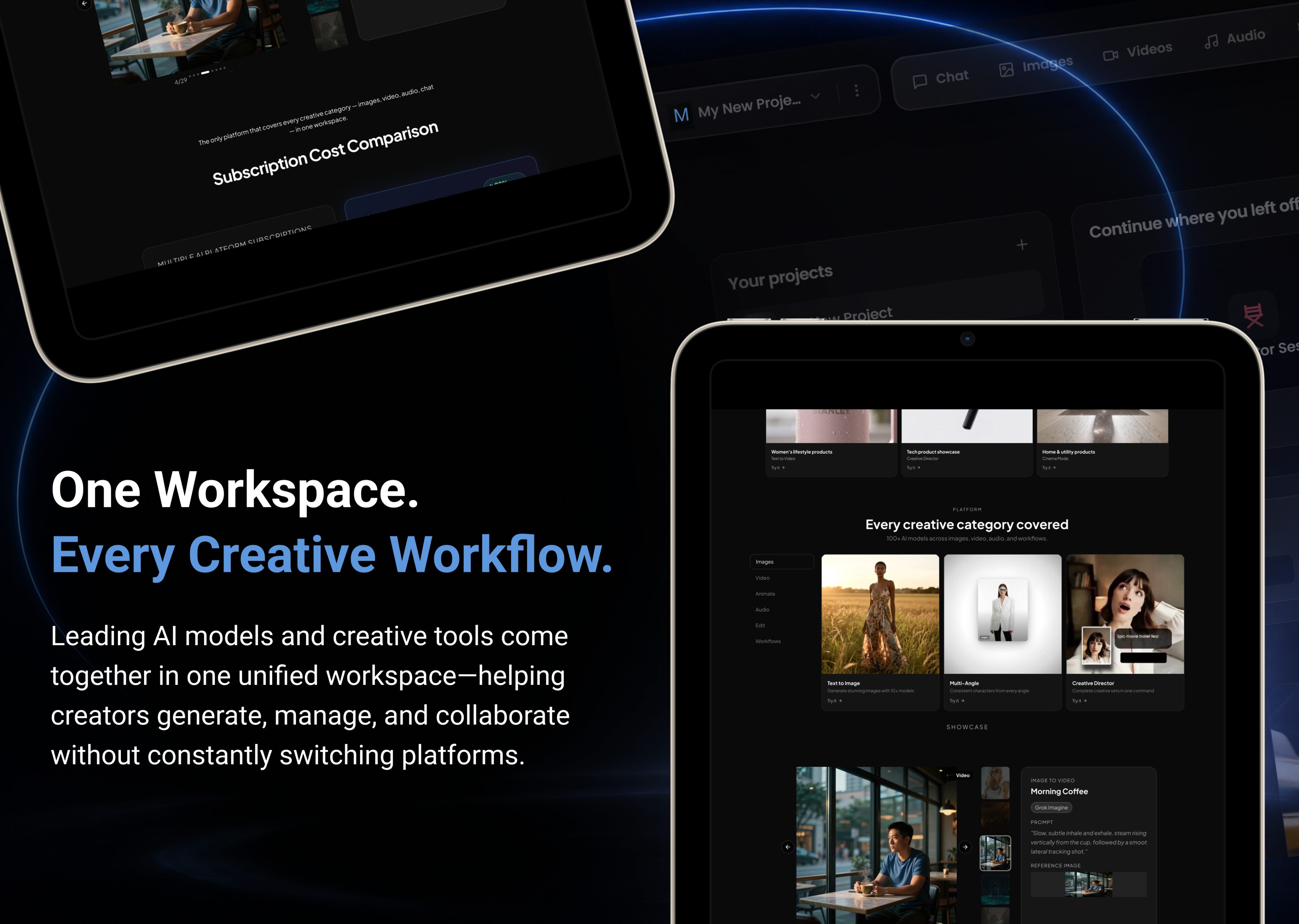 AI Development & UI/UX Design for Content Creation Platform 2
