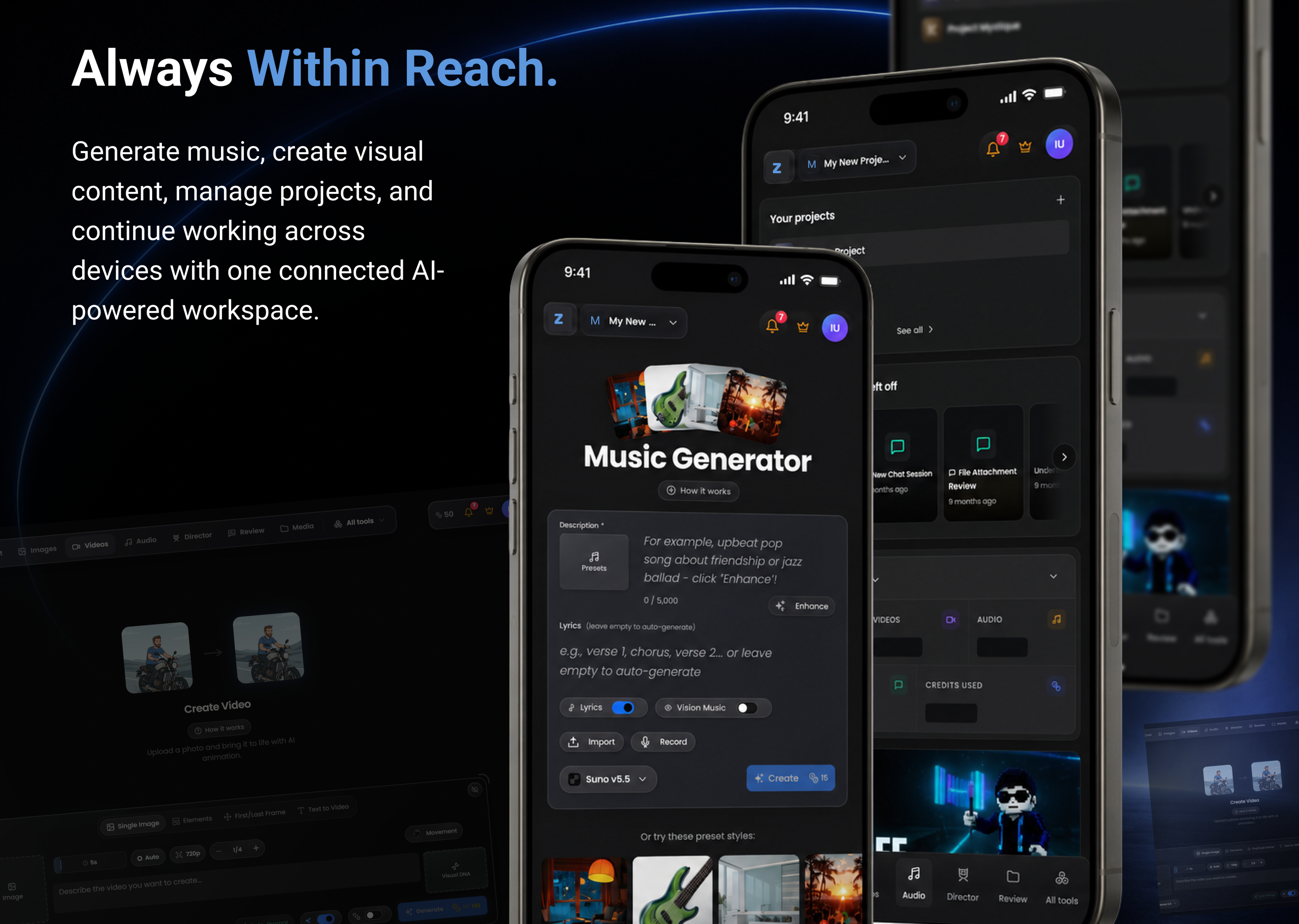 AI Development & UI/UX Design for Content Creation Platform 5