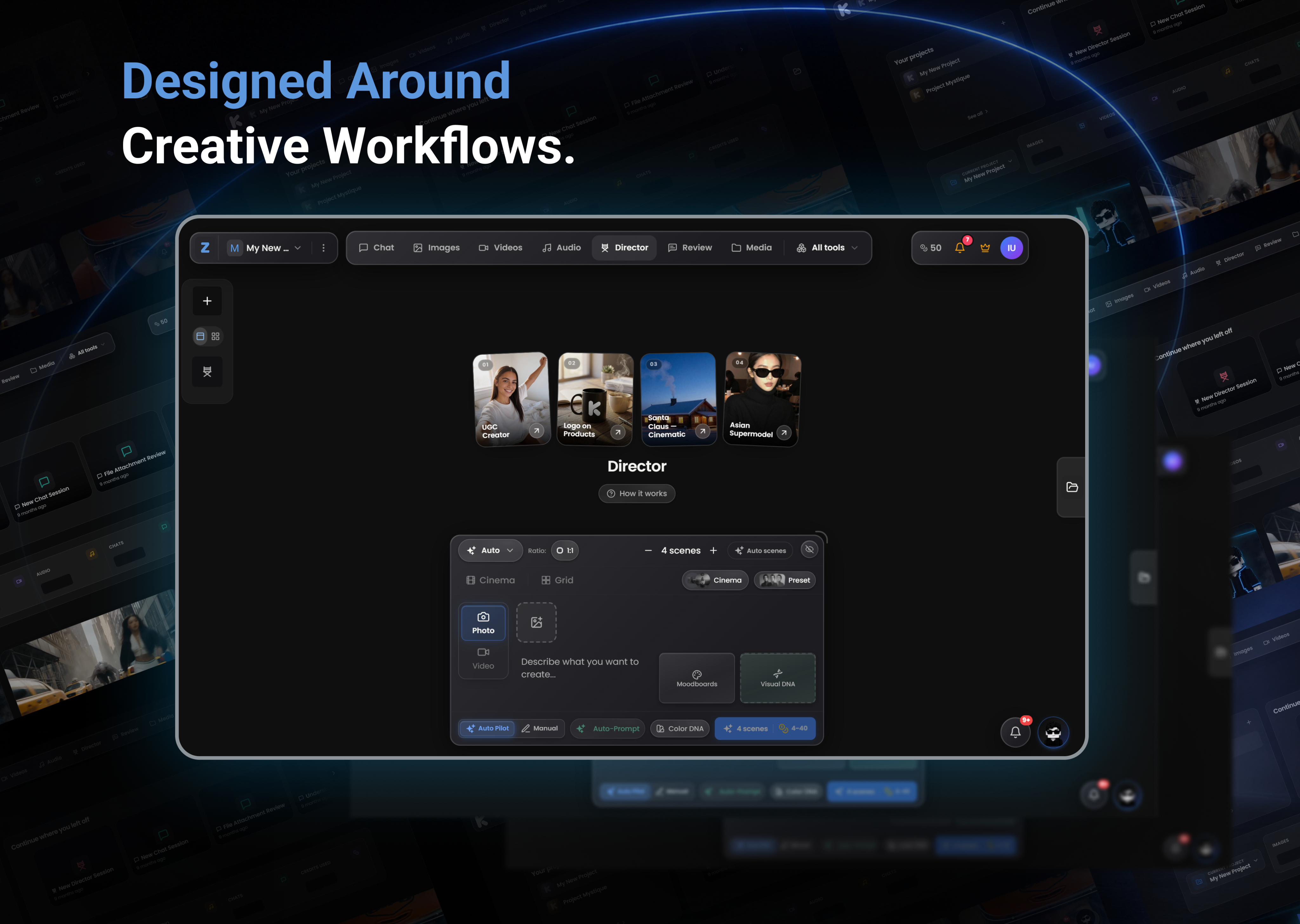 AI Development & UI/UX Design for Content Creation Platform 4