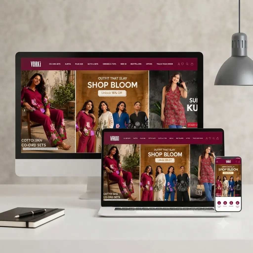 Modern Website Design for Vaaki